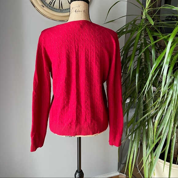 NWOT. Tweed 💯 % Cashmere Cardigan - Picture 2 of 3